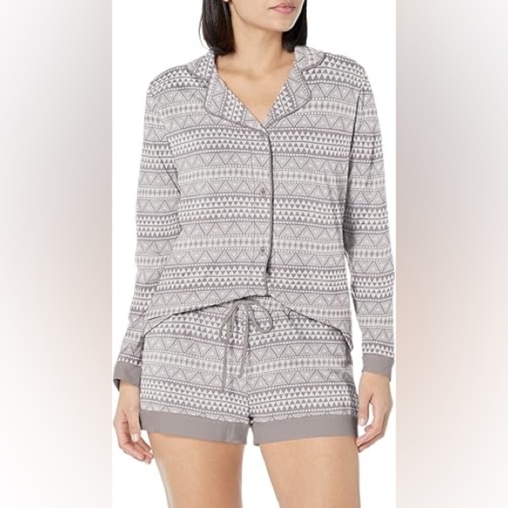 Cosabella Bella Geo Dove Pajama Set- Size Medium- NWT